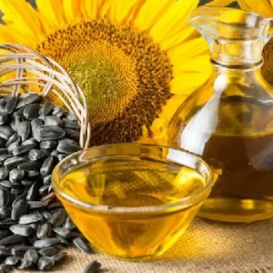 Crude sunflower oil